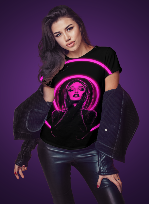 Pink Neon Queen // T-SHIRT - Image 2